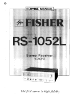 Fisher RS-1052-L - Service Manual 